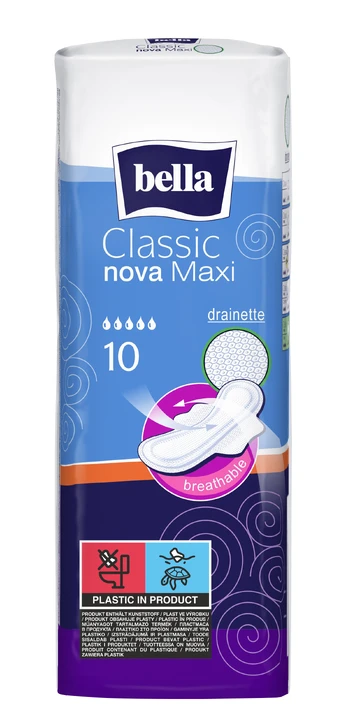 Higieniniai paketai Bella Classic Nova Maxi, 10 vnt.