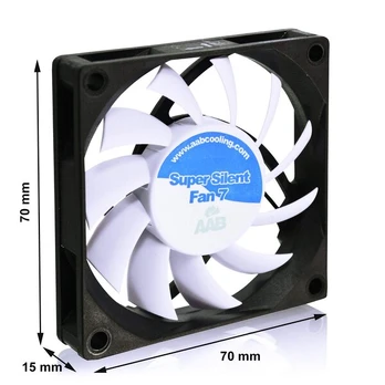 Aab Cooling Super Silent Fan 7 - 70mm ventiliatorius, 3 vnt.