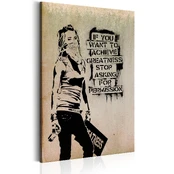 Artgeist Paveikslas - Graffiti Slogan by Banksy kaina