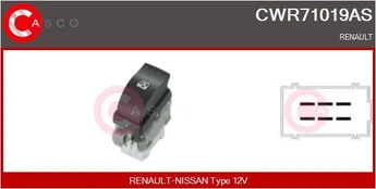 Jungiklis, lango pakėliklis CASCO CWR71019AS