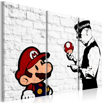 Artgeist Paveikslas - Mario Bros (Banksy)