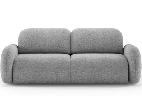 Avuela Sofa Bed with Storage, Gray Bouclé, Modern, Gray