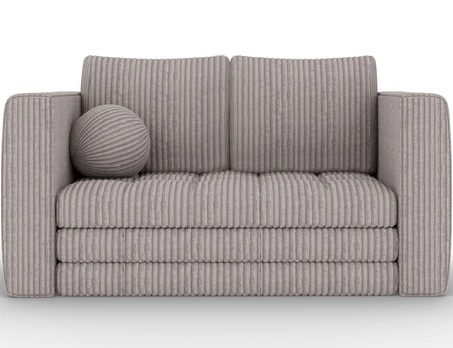 Kastol sofa bed, light grey velour, Modern, Light grey