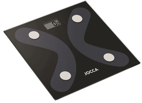 Vonios svarstyklės Jocca Bluetooth 180kg juoda