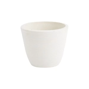 Vazonas Domoletti 13D10, spw, Ø 10 cm, baltas