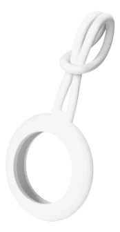 Apple AirTag dėklas DELTACO silikoninis, baltas / MCASE-TAG14 kaina