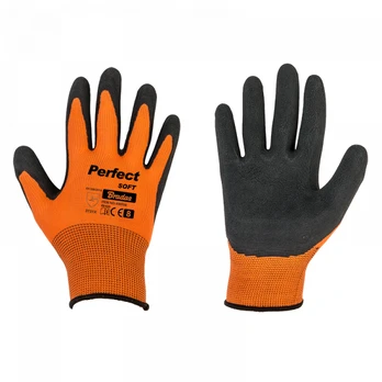 Apsauginės darbo pirštinės Bradas PERFECT SOFT, 11 dydis, 6 vnt.