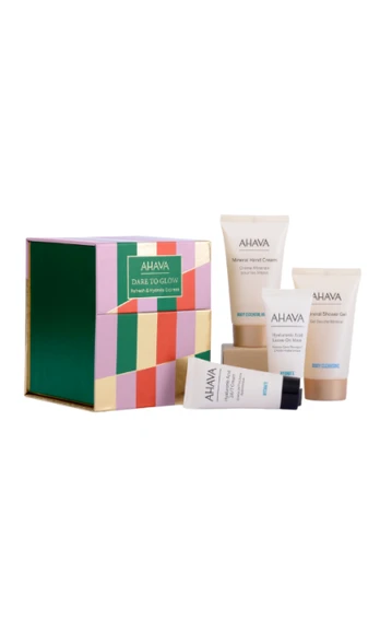AHAVA DARE TO GLOW REFRESH & HYDRATE EXPRESS dovanų rinkinys