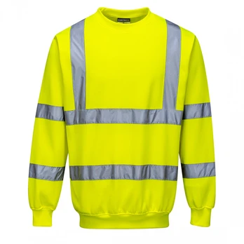Sweatshirt B303, hi-vis, yellow S, PORTWEST