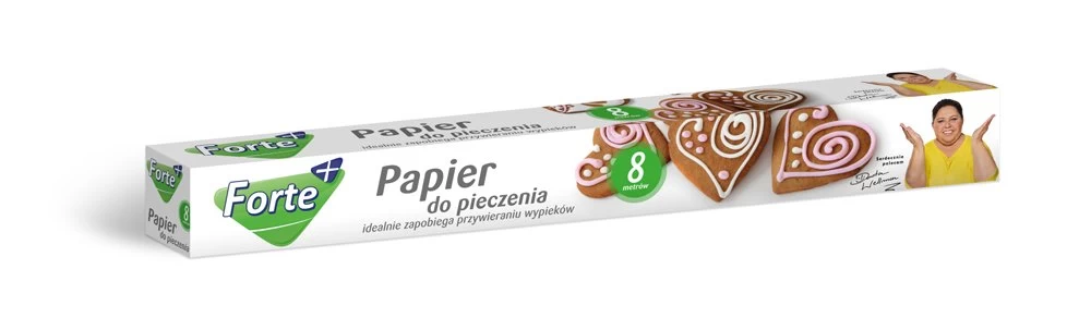 Kepimo popierius FORTE+, 8m, dėžutėje, ST