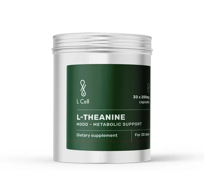L Cell L-Teaninas 200mg kapsulės, 30 vnt
