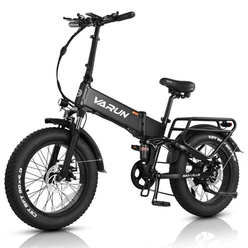 Elektrinis dviratis VARUN S20-2 20", juodas