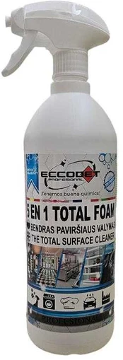 5en1 - Parfumuotas Plataus Panaudojimo valiklis, putos 1L.