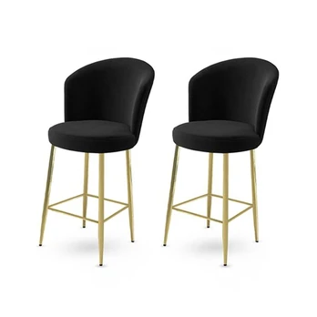 Baro kėdė (2 vienetai) Fora - Black, Gold