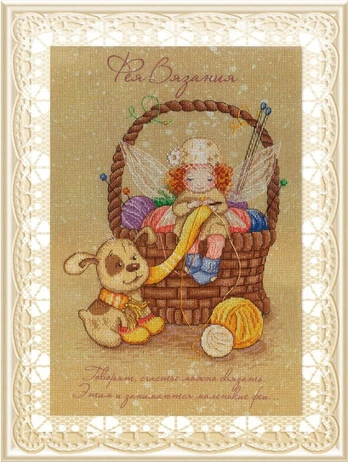 Knitting Fairy SRK-517 siuvinėjimo rinkinys iš MP Studija