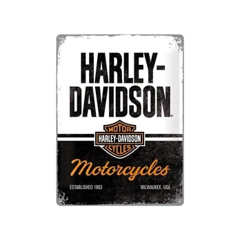 Metalinė plokštė 30x40 cm / Harley-Davidson - Motorcycles