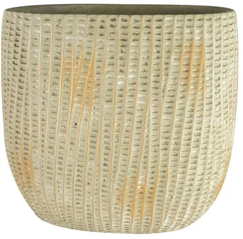 Ter Steege Keraminis vazonas FEICO, ovalus, žalias, 26x15 x 24(A) cm