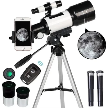 Dark Red Brand Telescope