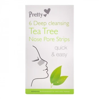 PRETTY SMOOTH nosies juostelės „Tea tree“ (6 vnt.)