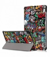 Dėklas Smart Leather Samsung X200/X205 Tab A8 10.5 2021 graffiti