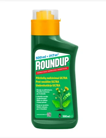 Nežinomas Herbicidas ROUNDUP ULTRA, 500 ml