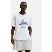 Jack & Jones Marškinėliai Gradient Print 12288094 Balta Regular Fit