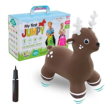 Šokliukas Rudas elniukas 61cm