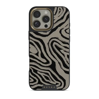 Black Sand - iPhone 16 Pro Max Case, Elite Dark (MagSafe) / Gold
