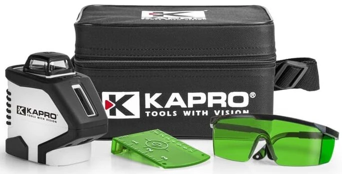 Kapro lazerinis matuoklis žalias 360°