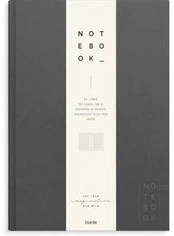 Mayland Burde As Notebook Textile A4 dark pilkas lined