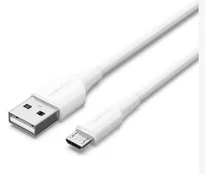 CABLE USB2.0 TO MICRO-B/2M WHITE CTIWH VENTION kaina