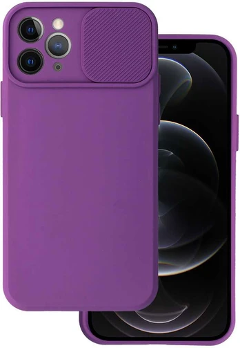 Dėklas Topt Camshield Soft skirtas Apple iPhone 11 Pro violetinės spalvos