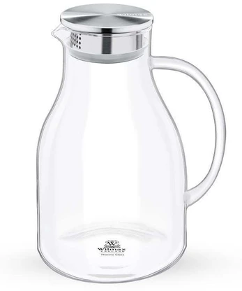 Ąsotis Wilmax Thermo Glass, stiklas, 2.5 l