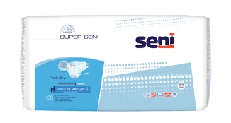 Sauskelnės Seni Super, Extra large, 30 vnt. kaina