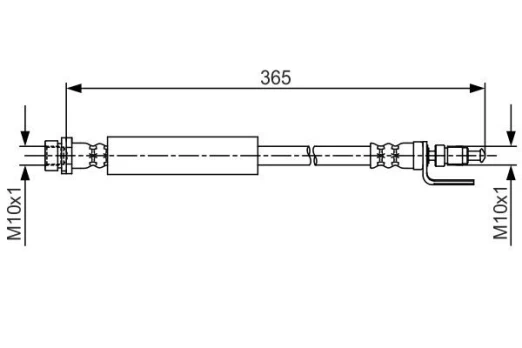 BOSCH 1 987 481 703 Brake hose