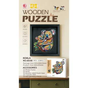 Medinė dėlionė Koala, 153 dalys