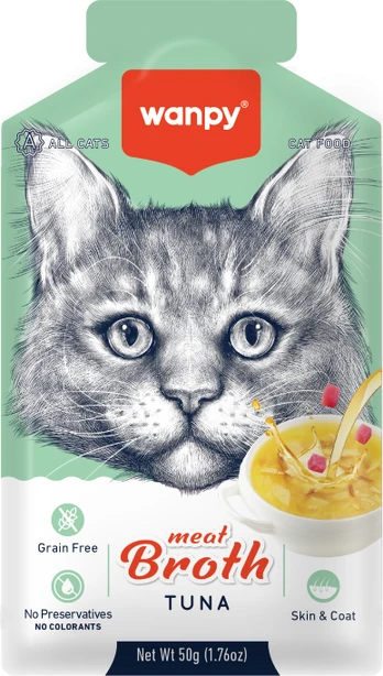 Wanpy - Wanpy Cat Meat Broth Tuna 50g - 50g
