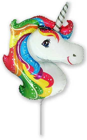 Folinis balionas „Vienaragio galva“, 36 cm (WP)