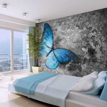 Artgeist Fototapetas - Mėlyna butterfly