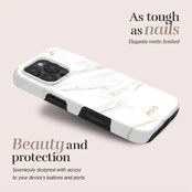 Dėklas MIO Baltas Marble Magsafe Compatible for iPhone 17 Pro kaina