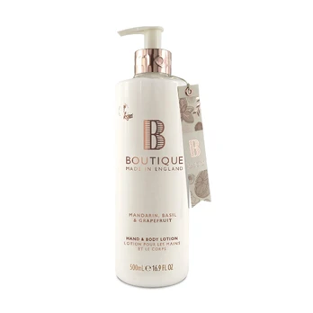 BOUTIQUE MANDARIN, BASIL & GRAPEFRUIT rankų ir kūno losjonas, 500 ml