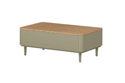 Coffee Table Amilio - Eucalyptus / Baltic Dune Oak / Eucalyptus Legs