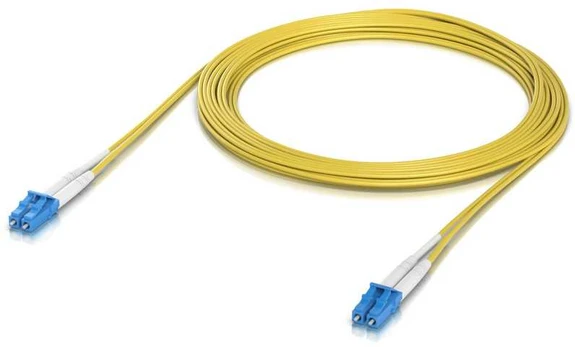 Ubiquiti Lightweight fiber patch cable for iki 100G connections.