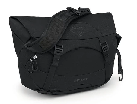 Turistinė kuprinė Osprey Metron Messenger, juoda, 18 l, 16"
