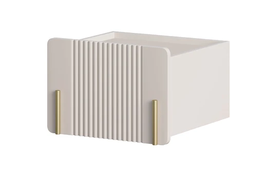 Wall Mounted Night Stand Malmi - Cashmere / Gold
