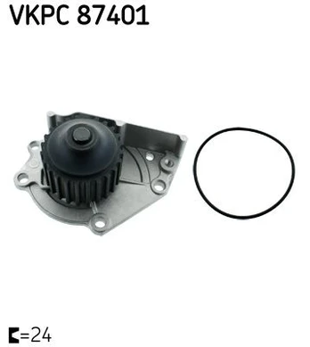 Vandens siurblys, variklio aušinimas SKF VKPC 87401