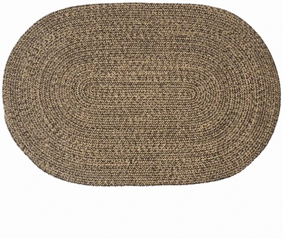 Zoninės kiliminės dangos Juoda 100 x 152 cm Džiutas