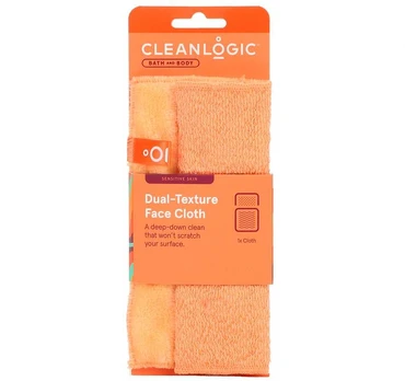 Cleanlogic Sensitive Skin Dual-Texture veido šluostė