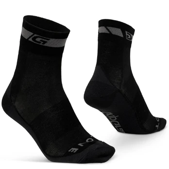GripGrab Merino Regular Cut kojinės | Black, S