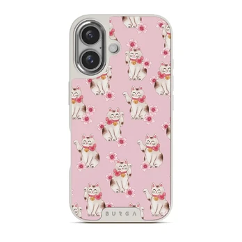 Maneki Neko - iPhone 16 Case, Elite Light (MagSafe) / Silver